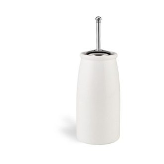 Toilet Brush Toilet Brush Holder, Round, Ceramic StilHaus I12A-08